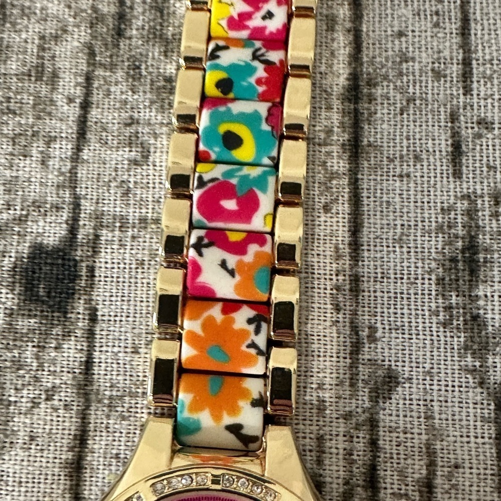 Floral detail watch multicoloured new gift jewellery - Picture 9 of 12